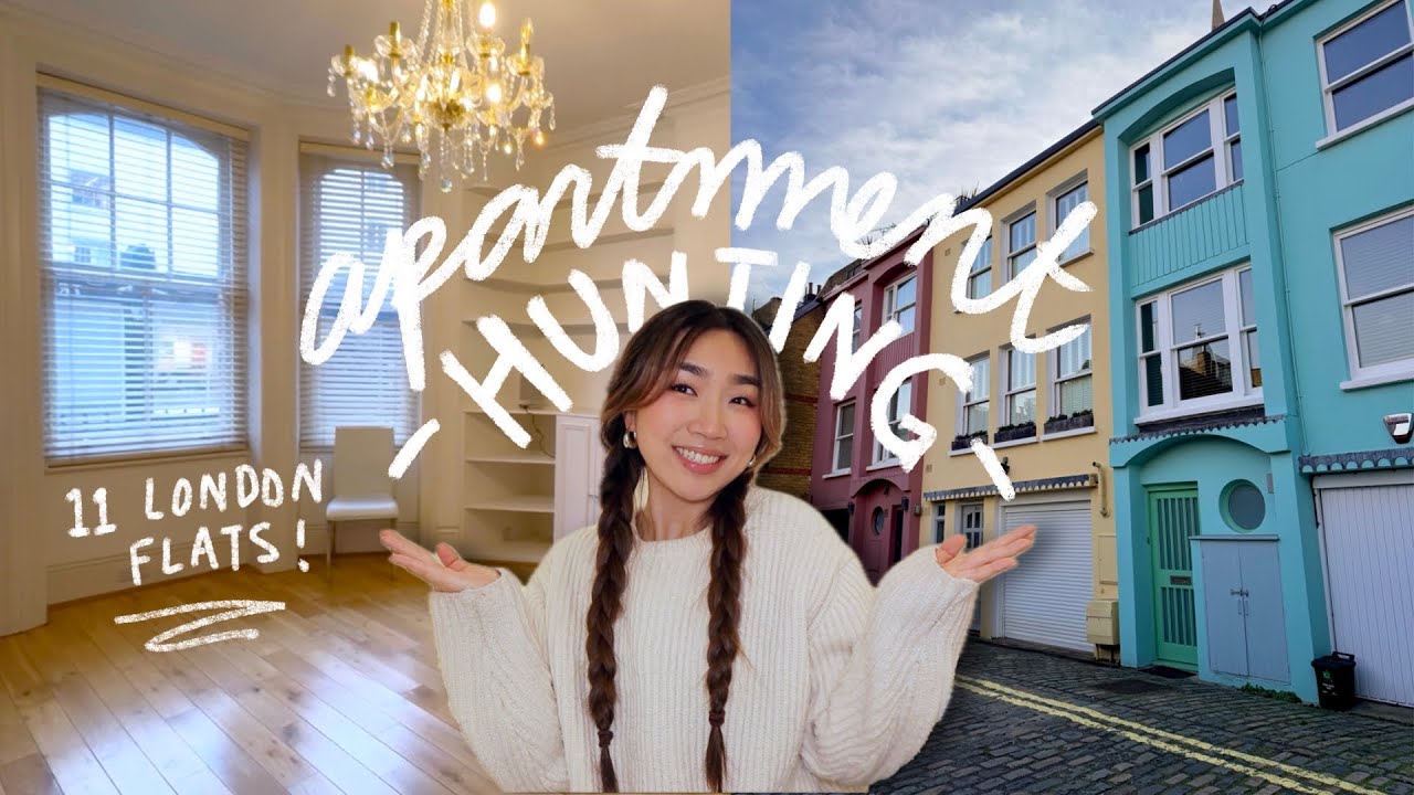 Apartment Hunting in LONDON 🇬🇧 (11 flats aahhhh!!!)