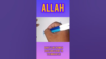 TUTORIAL MENULIS KALIGRAFI LAFADZ ALLAH DENGAN MENGGUNAKAN DUA SPIDOL
