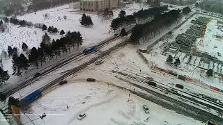 Видео ДТП 14.12.2017 Комсомольск-на-Амуре перекрёсток Аллея труда - Первостроителей от ЛАЙМ.ТЕЛЕКОМ (ООО "РА РТС "РОСНЕТ"), аллея Труда, Комсомольск-на-Амуре, Россия