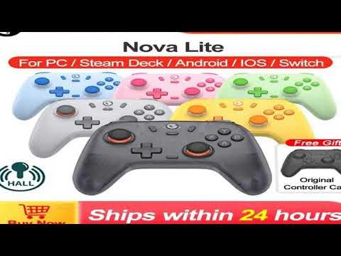 Gamesir Nova Lite Nintendo Switch Controller PC Gamepad Bluetooth Hall effect Joysticks Br