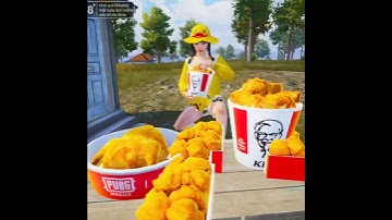 How to make KFC food 🤣 #pubgmobile #babyduck