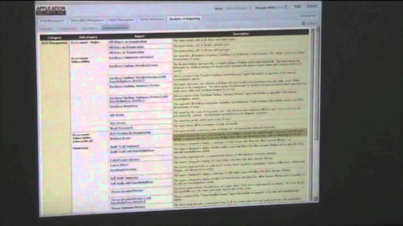 E-SPIN Application Security DBprotect Product Live Demo Part 3 of 3