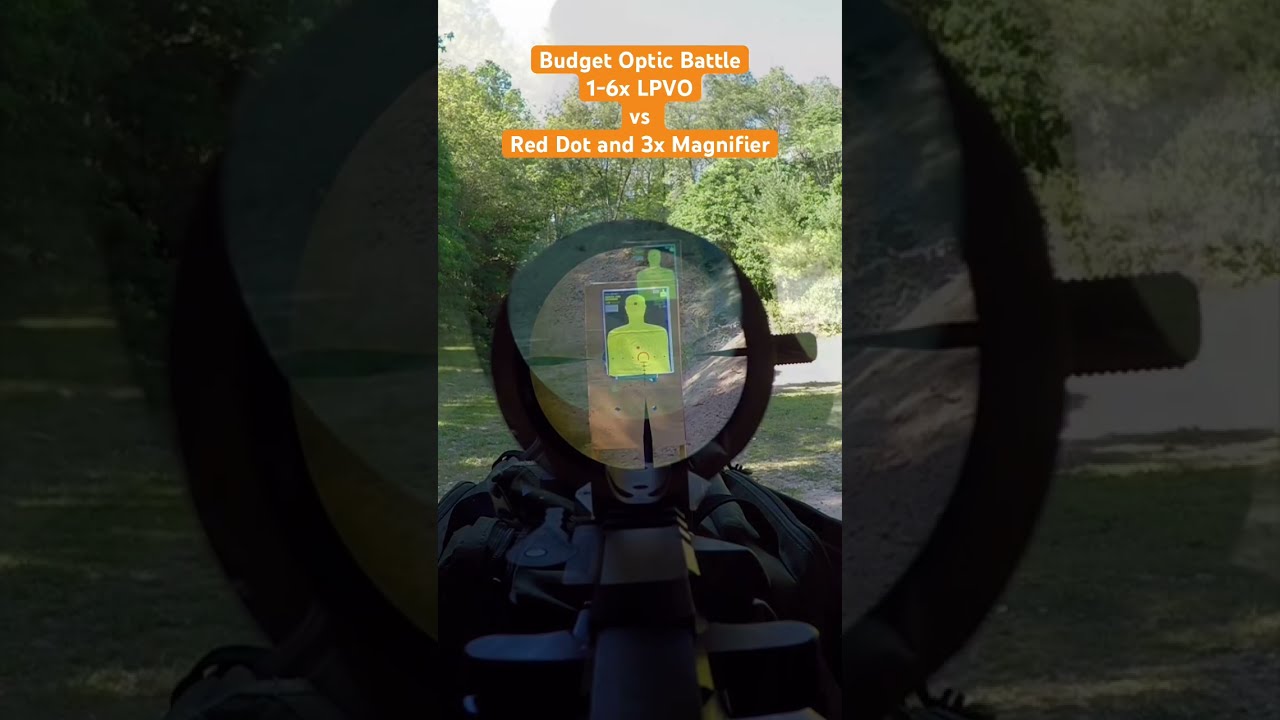 Budget Optic Battle LPVO Vs Red Dot And Magnifier Holosun Sig PSA