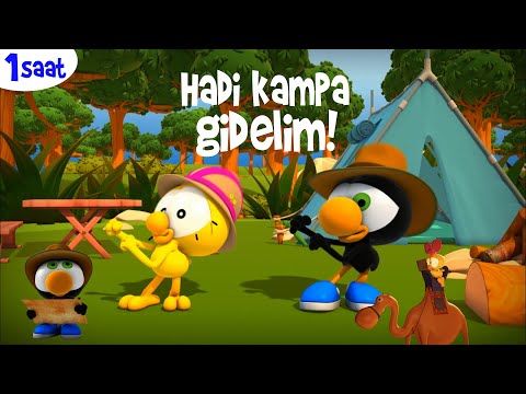 1 SAAT ÇİZGİ FİLM 🤩🤣🥳#62 - Hadi Kampa Gidelim!🤩🤣🥳 | TRT Çocuk - Disney Channel