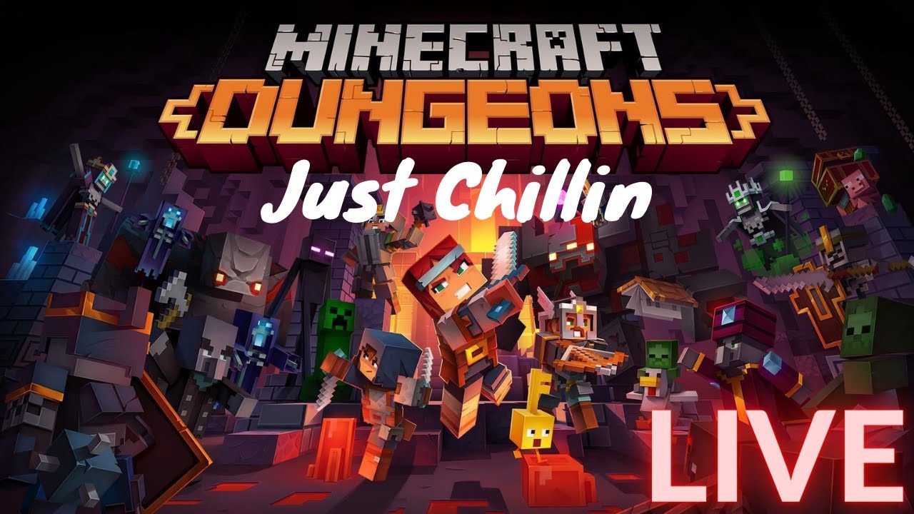 Minecraft, but its a dungeon Crawler~ Minecraft Dungeons Live - YouTube