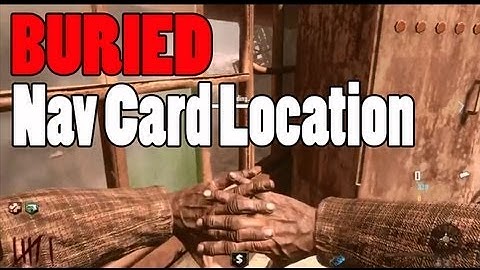 Buried Zombies Map: How To Teleport To Nav Card Table Location! Fountain Teleporter Gameplay