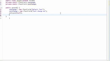 Java GUI Lesson 3 | JTextFields and Absolute Positioning