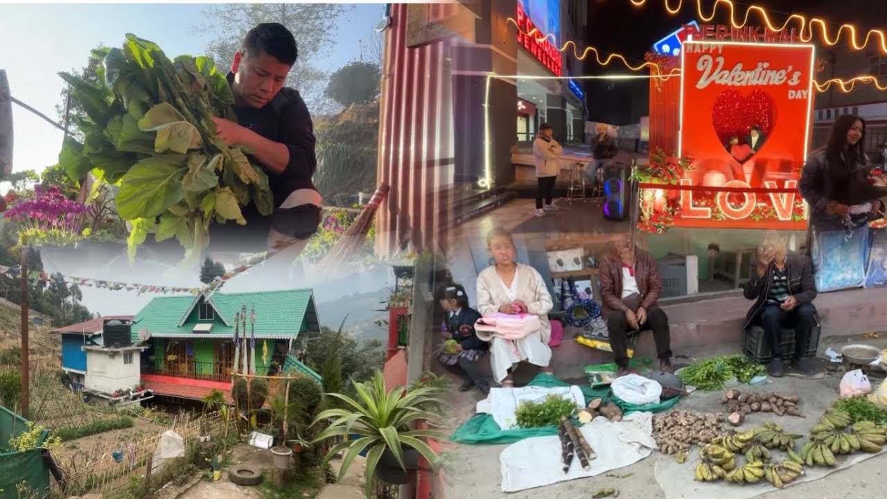 Darjeeling Ani Mazuwa Ghumai Bhayo||Rimbick Local Haat Bazar||