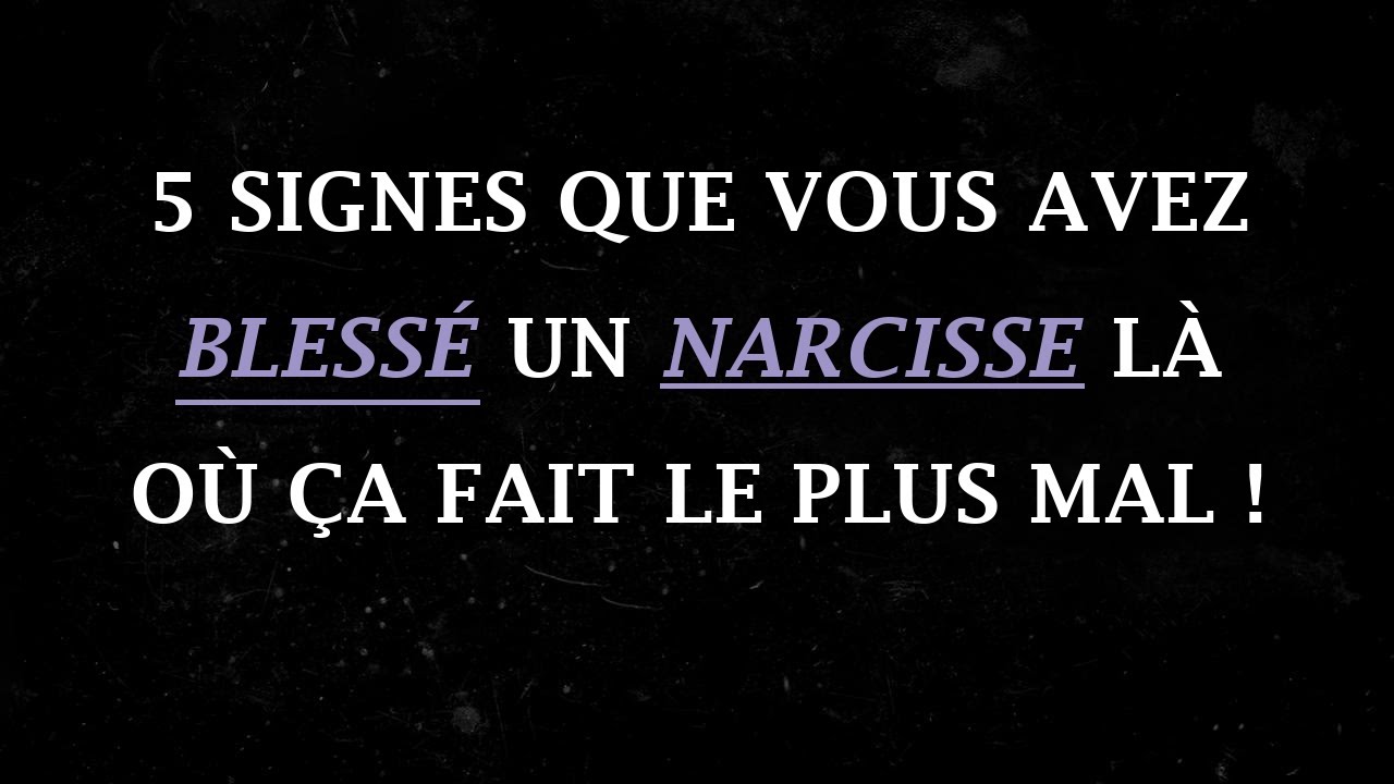 5 signes indiquant que vous avez blessé un narcissique là où il souffre le plus | Narcissiques