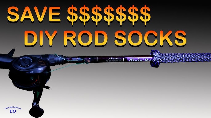 How to: DIY Rod Socks - SAVE MONEY on Fishing Rod Sleeves! 