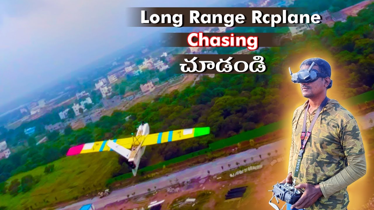 Chasing Long RC Plane Chasing with fpv drone |#fpvdrone # ...