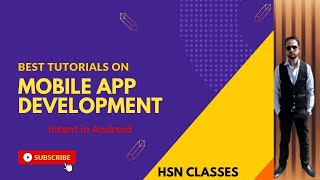 Intent in Android Harendra Sir @HSNClasses1987