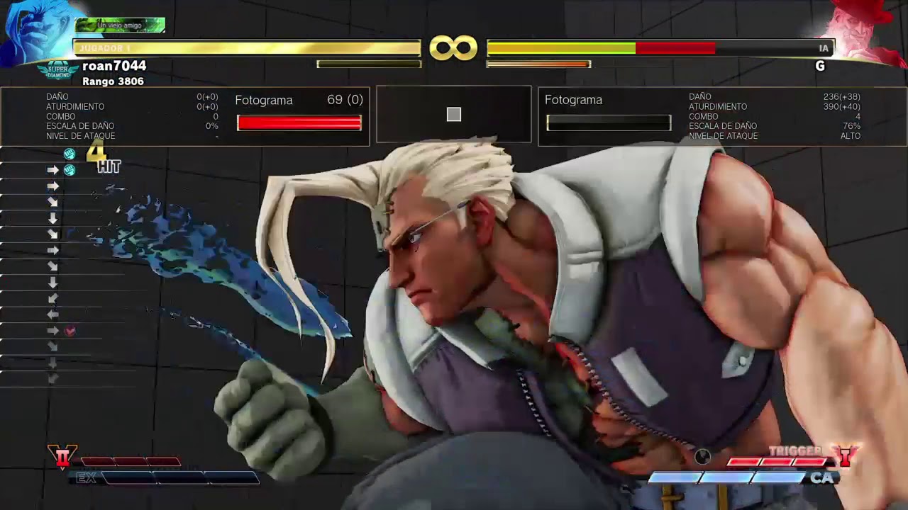 Season 4 street fighter V nash new combos setups mixups high damage