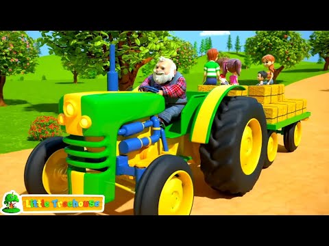 Wheels On The Tractor 🚜 Learn Farm Vehicles - Children's BEST Melodies by Little Treehouse