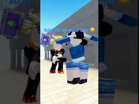 Add 10 on your age😃 #roblox #robloxedit
