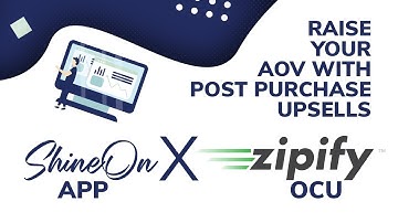 ShineOn Post-Purchase Upsells Using Zipify OCU