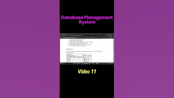 Learn about Database Management System easily with Practical. #coding #dbms #databasemanagement