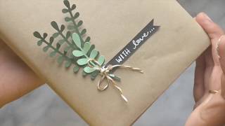 Fern Gift Wrapping Ideas Free Template