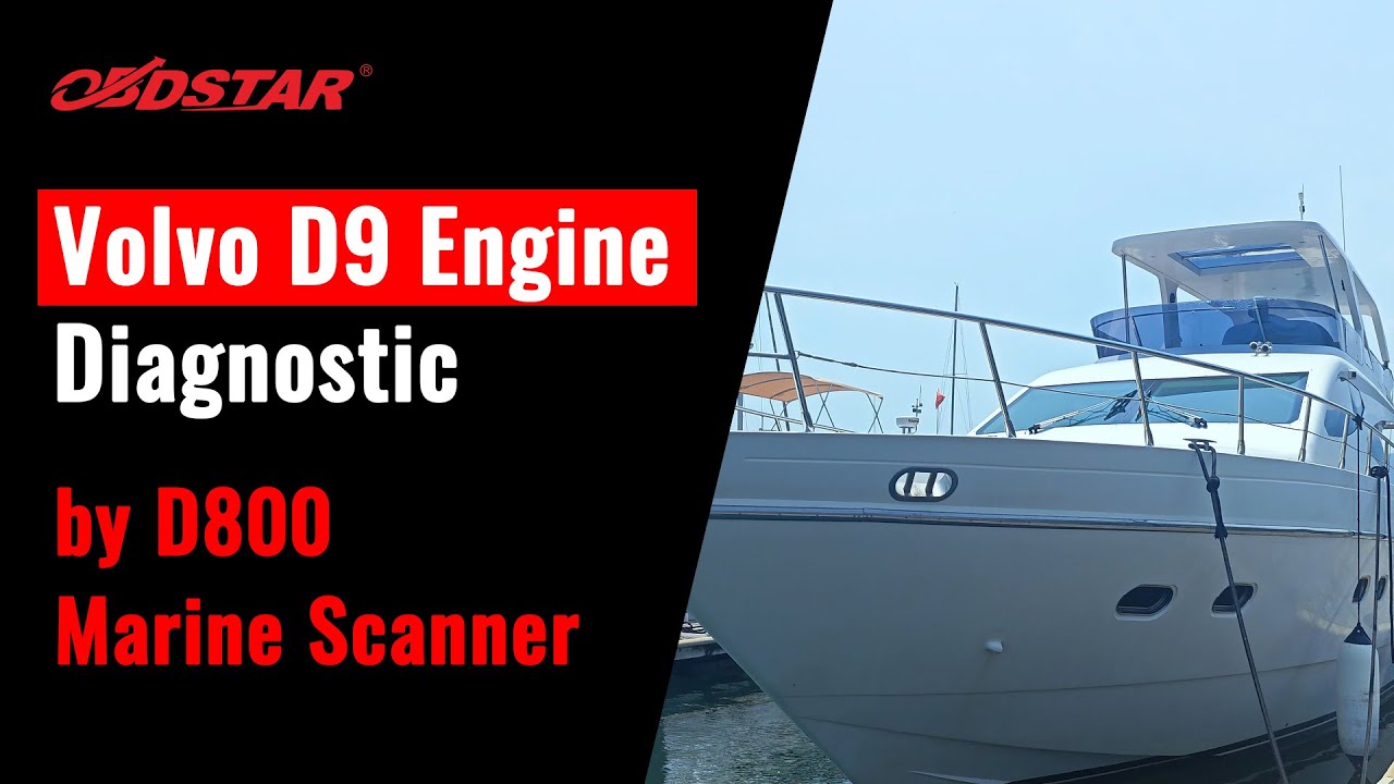 OBDSTAR D800 Marine Diagnostic Scanner for Volvo D9 Engine Diag ...
