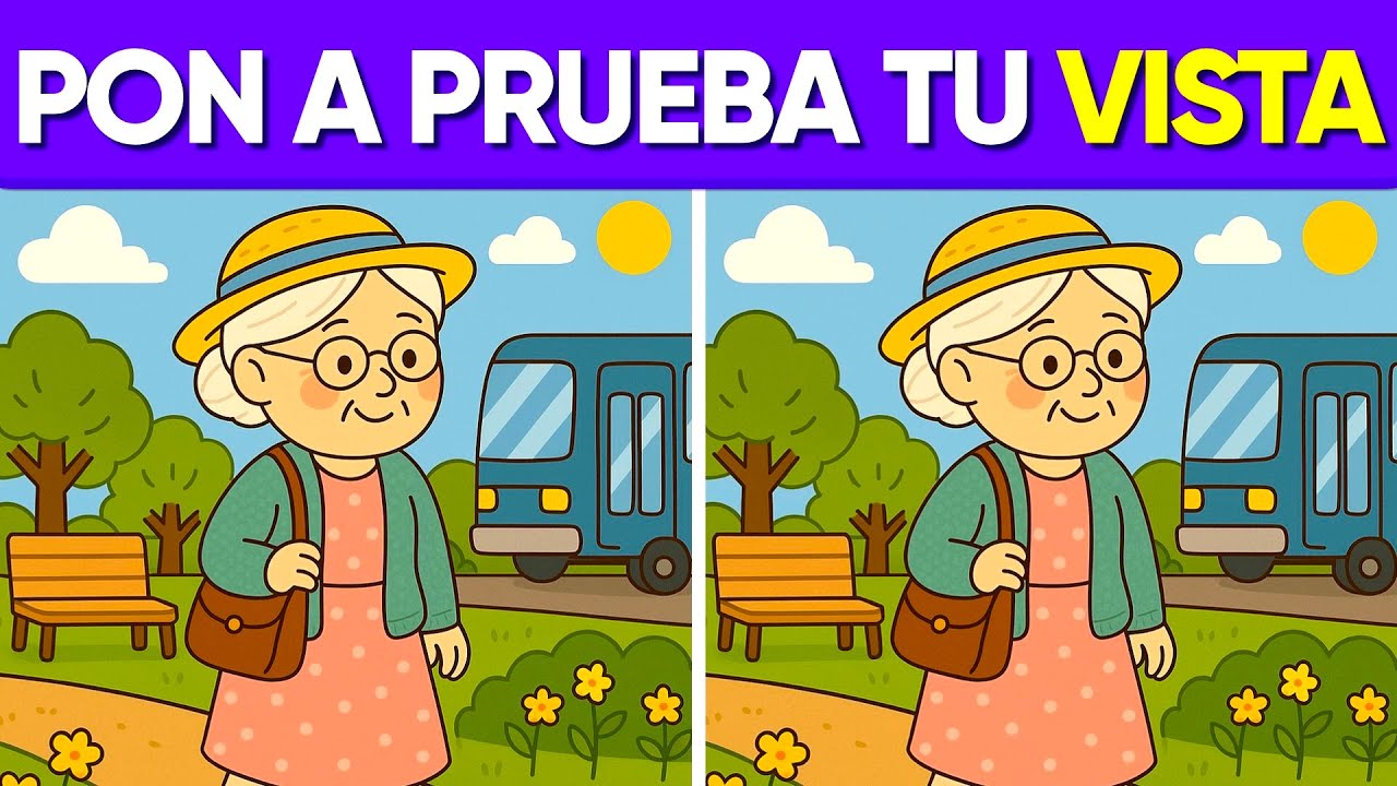 Encuentra las 3 Diferencias 👵🏻🏠❤️ Ejercita Tu MENTE 🧠 MENTAL QUIZ