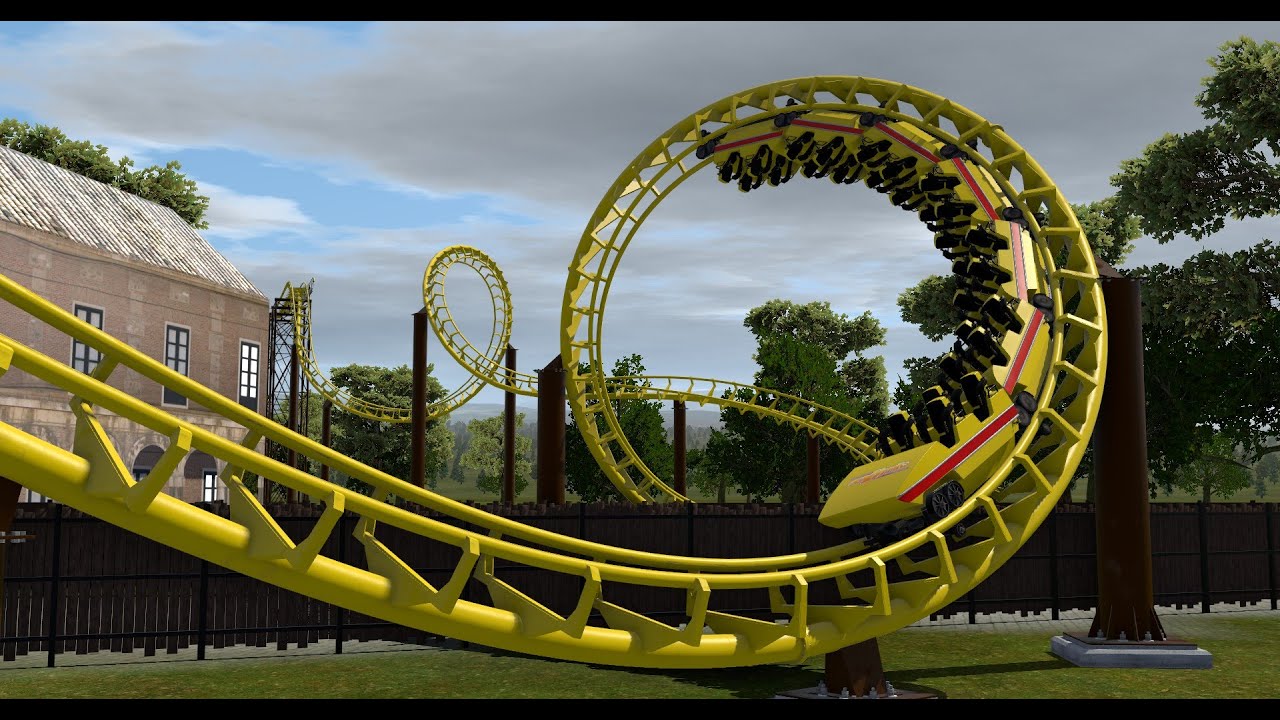 Bandit - NoLimits 2 Arrow Dynamics Custom Looper - YouTube