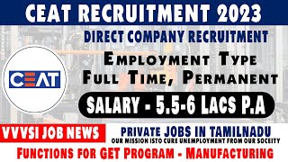 CEAT Limited - Huge Job vacancies   Direct Recruitment 2023 screenshot 1