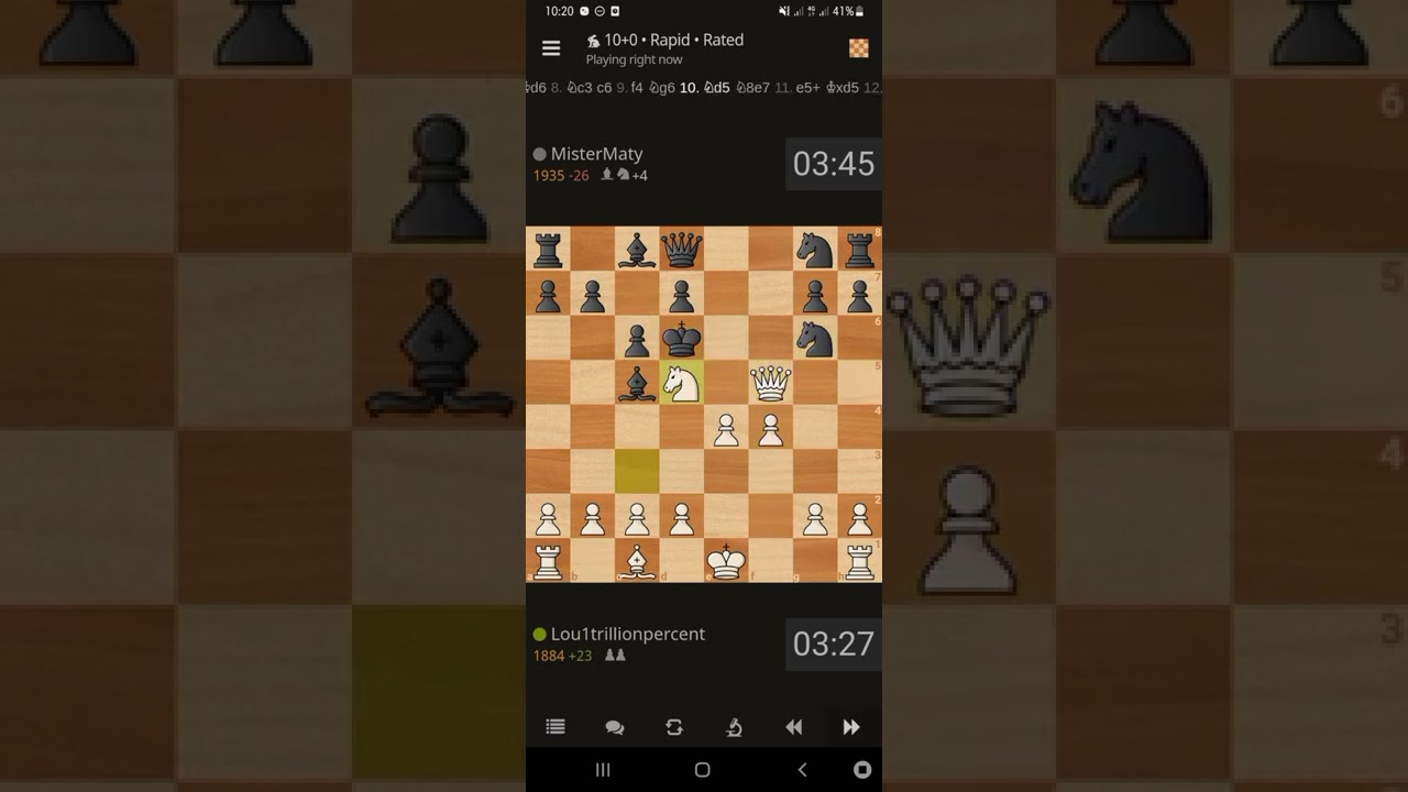 Simple chess game #5|italian chess game|Jerome gambit