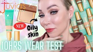 *NEW* JUVIA'S PLACE I AM MAGIC FOUNDATION & POWDER REVIEW & 10hrs WEAR TEST/ Oily Skin screenshot 5