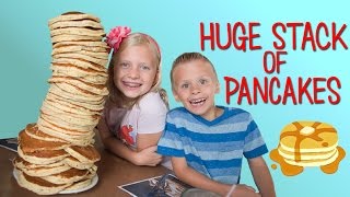 GIANT PANCAKE STACK!!