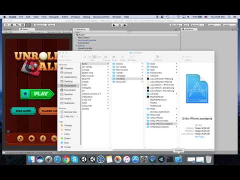 Unroll Ball Unity Source Code: Build for iOS