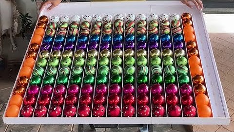 Relaxing Color Balls Sorting ASMR Puzzle Gameplay – Ultra Satisfying Color Sorting, Soft Movements