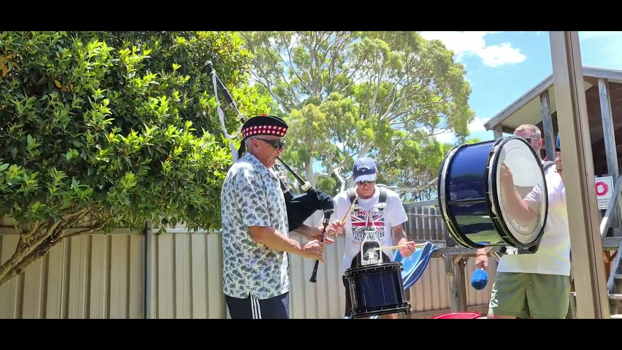 SCOTLAND THE BRAVE MEETS WALTZING MATILDA- FAMILY STYLE