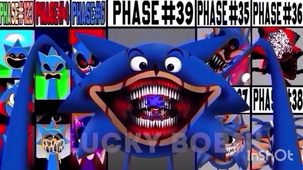 My sprunki oc: yellow metal sonic#9 color inversion hue +180 darker! / new phase 1-84!