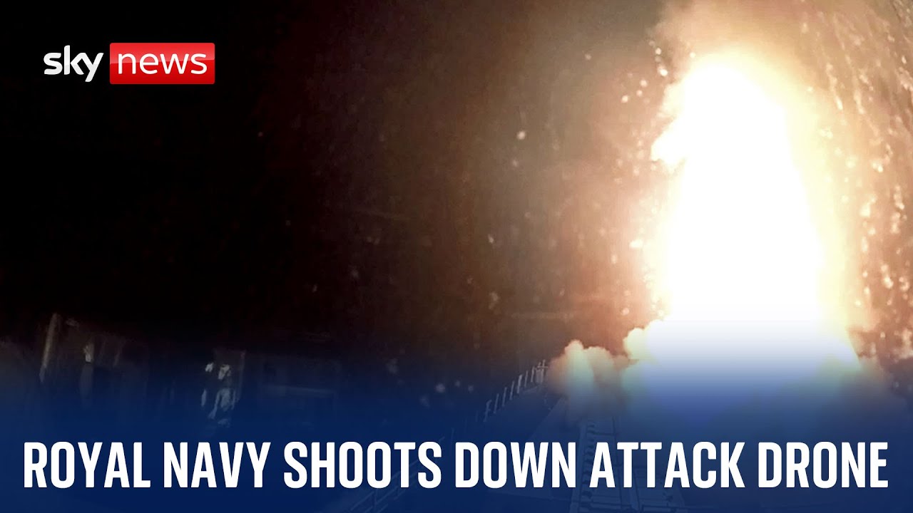 Royal Navy shoots down attack drone in anger 'for first time since 1991 Gulf War'