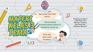Materi tema 2 kelas 3 sd : manfaat tumbuhan dan hewan bagi kehidupan
manusia