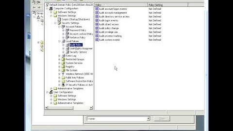 How to create Group policy objects and implementing in Windows 2003 Server