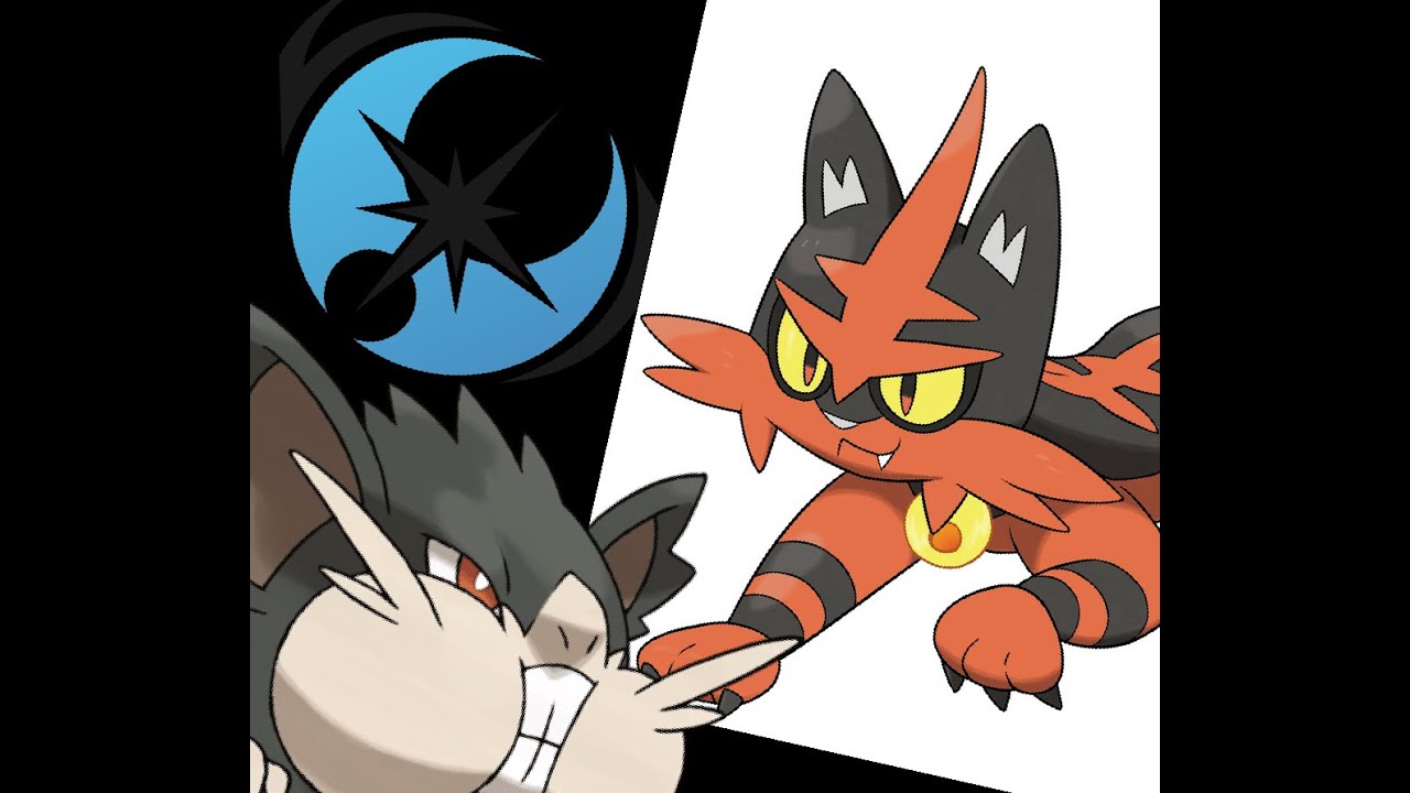 Totem Raticate Battle against totem raticate with only my starter.(pokemon ultra moon ...
