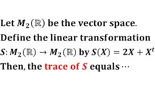 gate 2018 linear algebra