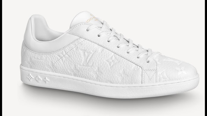 Louis Vuitton White Leather Luxembourg Sneakers Size 42 Louis