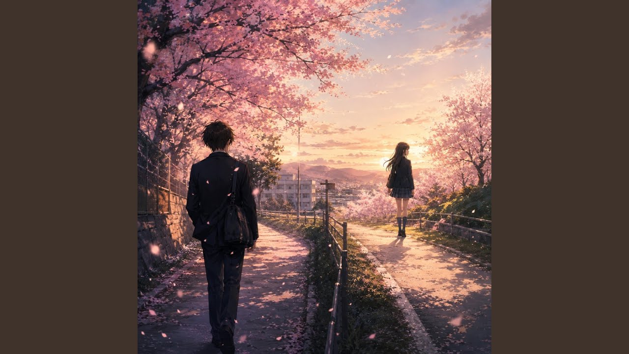違う道の桜 - YouTube