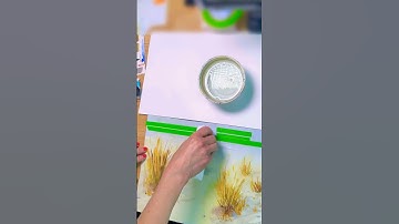 Using Magic Eraser for Watercolor - How To Watercolor Painting #arttutorial #art