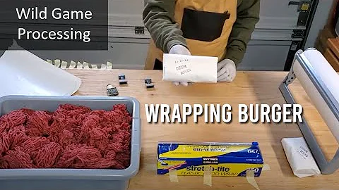 How to properly wrap wild game
