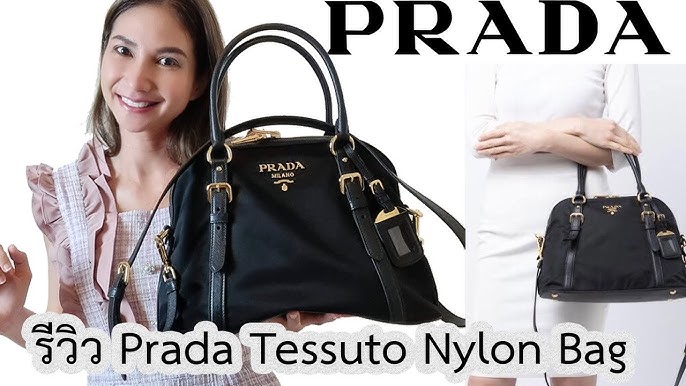 Authntic Prada Tessuto/Saffiano Nero bag ,EUC