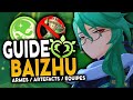 Meilleur healer du jeu  guide baizhu artfacts teams  armes   genshin impact