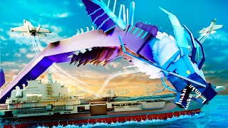 TITANUS TIAMAT ME ENGOLIU NO MINECRAFT!! (KAIJUS)