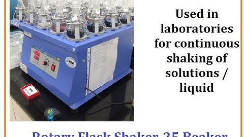 Rotary Flask Shaker  25 beakers| Q-Test | Amith Garment Services