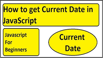 How to get Current Date in JavaScript | Current Date  JavaScript