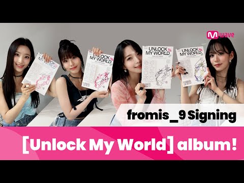 fromis_9 ジウォン mwave Mwave shop] This is how fromis_9 Signed [Unlock My World