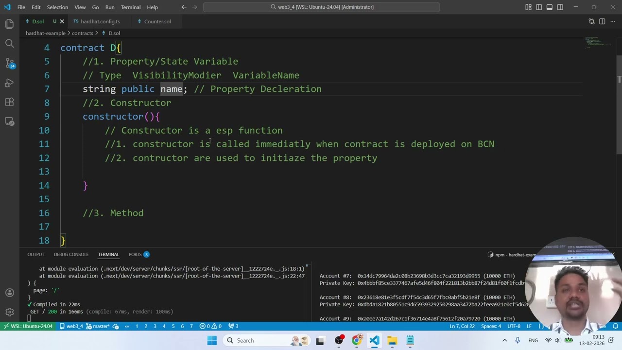 Lecture 7 - Web3-Solidity-Etherium-Managing-Deployments IDs