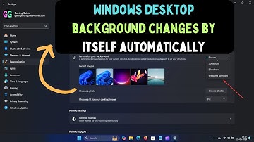 How to Fix Desktop Background Changes By Itself Automatically on Windows 11